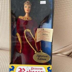 Princess Rebecca Doll in Red Gown